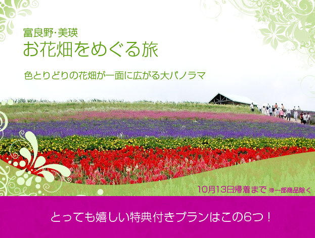 富良野・美瑛　お花畑を巡る旅　2014